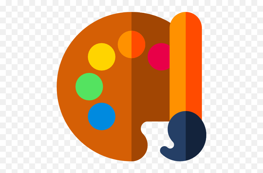 Color Palette - Free Art Icons Dot Png,Colour Palette Icon