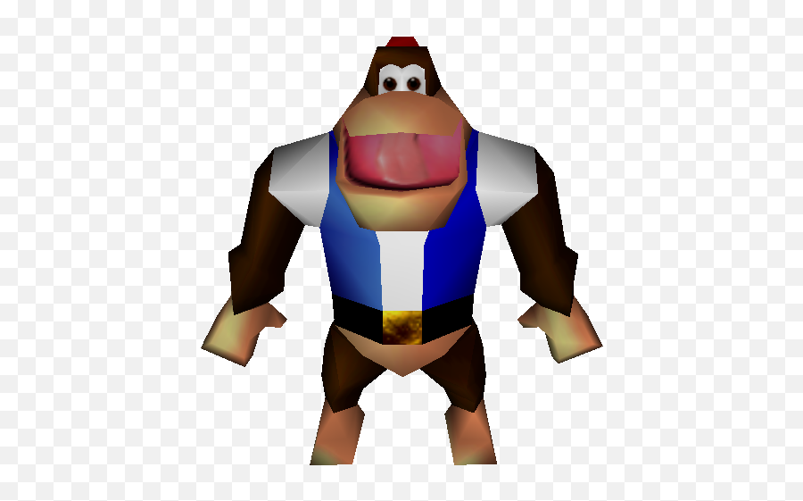 Nintendo 64 - Donkey Kong 64 Chunky Kong Multiplayer Donkey Kong 64 Models Png,Kong Png