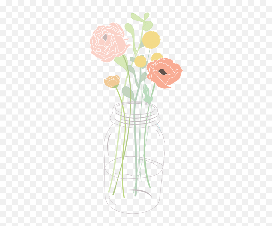 Mason Jar Clipart In Png - Clip Art Flowers In Mason Jars,Mason Jar Png