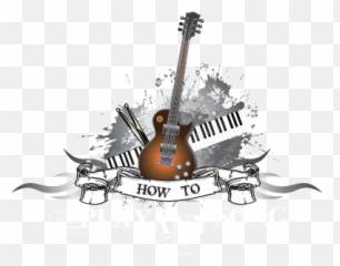 Guitar And Piano Hd Top Photo V24 Png