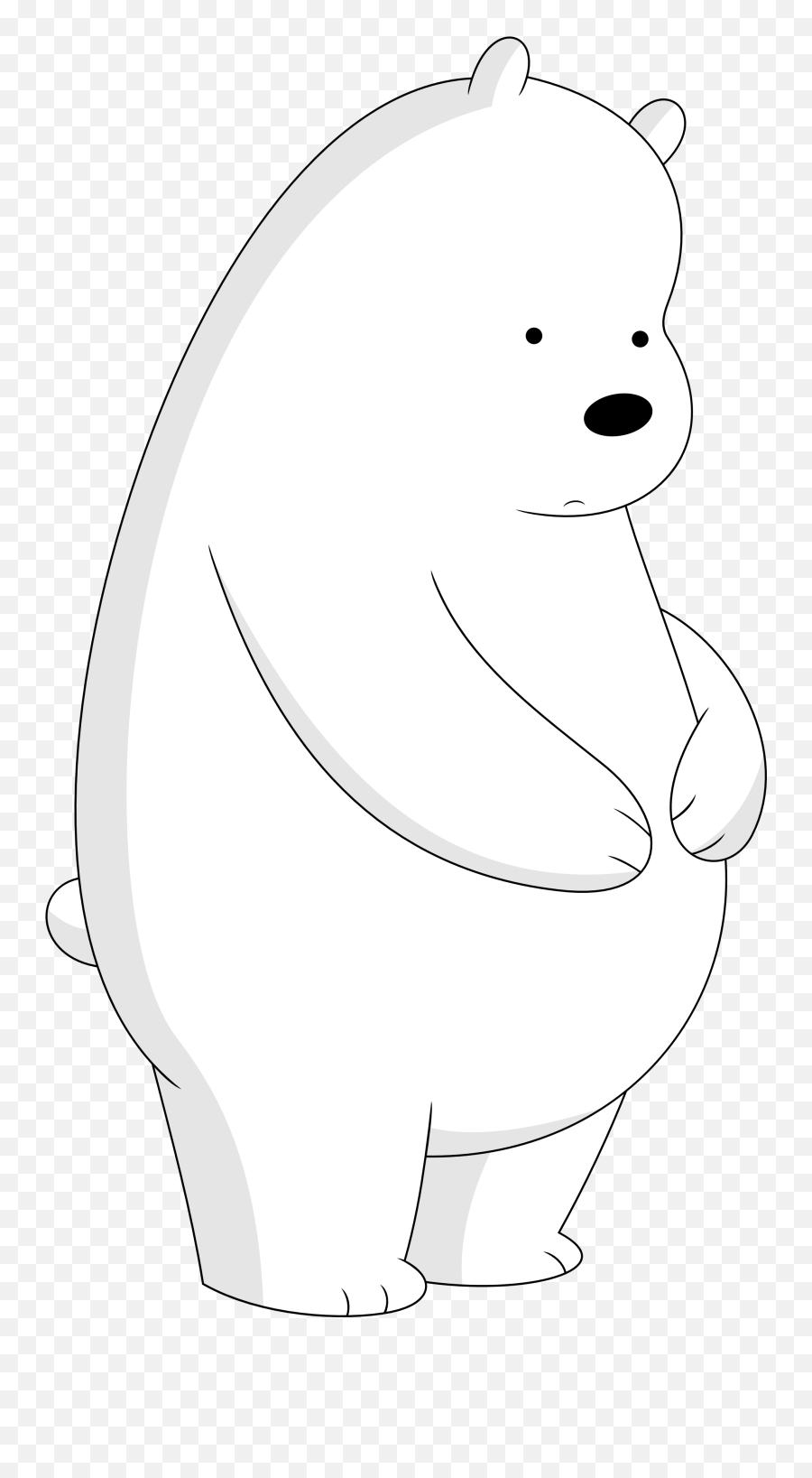 Ice Bear We Bare Bears Png 9 Image - Ice Bear Stomach We Bare Bears,We Bare Bears Png