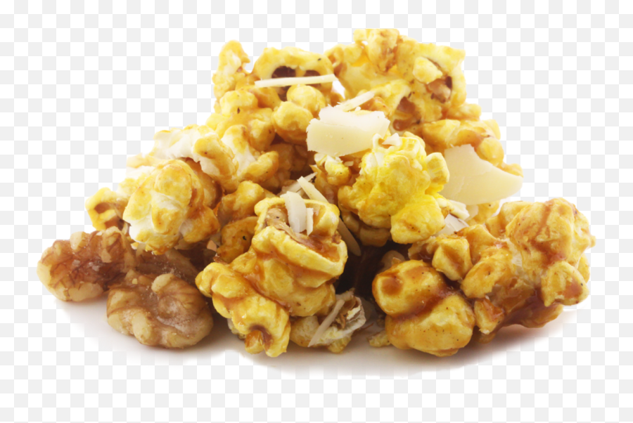 Walnuts And Almonds Caramel Popcorn Brooklynpopcorncom - Caramel Corn Png,Popcorn Transparent
