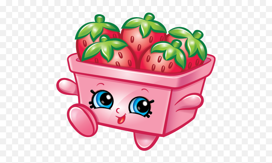 Shopkins Basket Png 2 Image - Shopkins Strawberry Top,Shopkins Logo Png