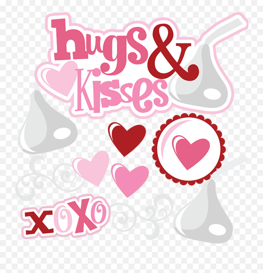 Pin - Hugs And Kisses Clip Art Png,Kisses Png