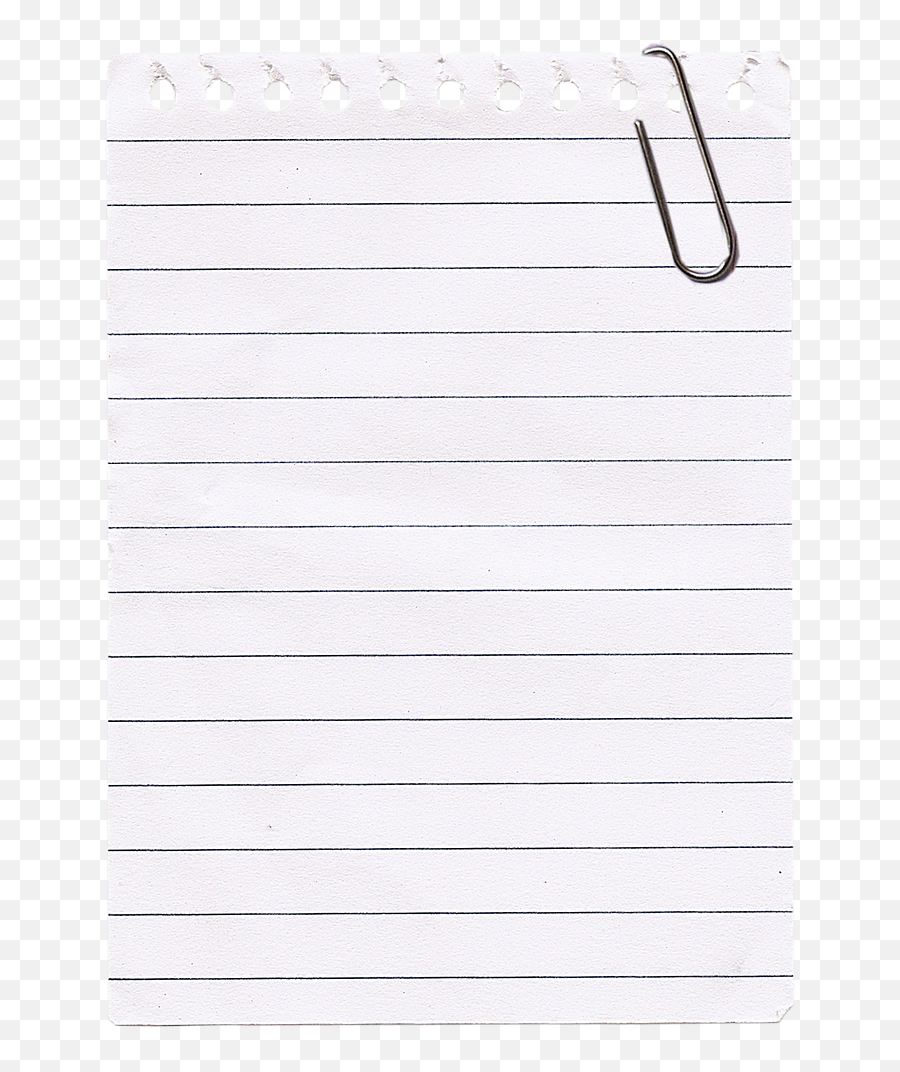 Kladblaadje Paper Clip To Write Transparency Background - Kladblaadje Png,Paper Transparent Background