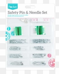 Safety Pin U0026 Needle Set - Plastic Png,Safety Pin Png