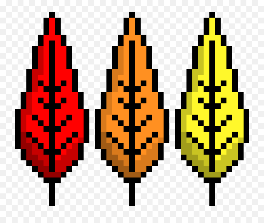 Fall Leaves Pixel Art Maker - Autumn Leef Pixel Art Png,Falling Leaf Png