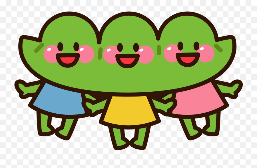 Green Pea Character Clipart Free Download Transparent Png - Clip Art,Pea Png