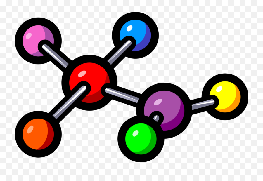 Vector Illustration Of Molecule Electrically Neutral - Atoms Atoms And Molecules Class 9 Notes Png,Molecules Png
