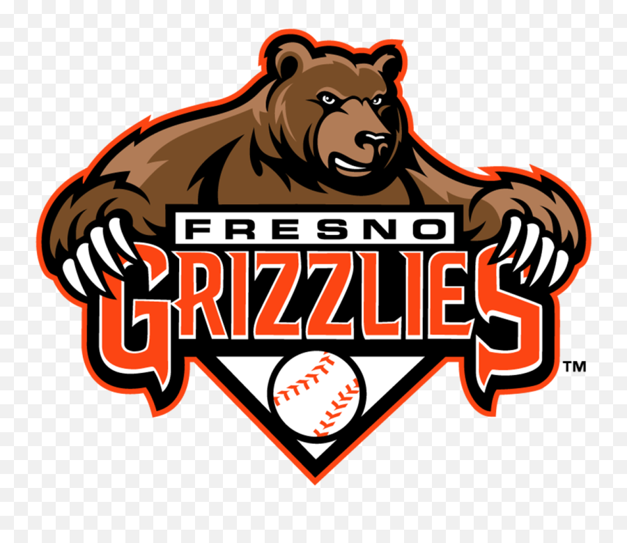 Fresno Grizzlies Logo And Symbol Meaning History Png - Fresno Grizzlies,Bear Logo Png
