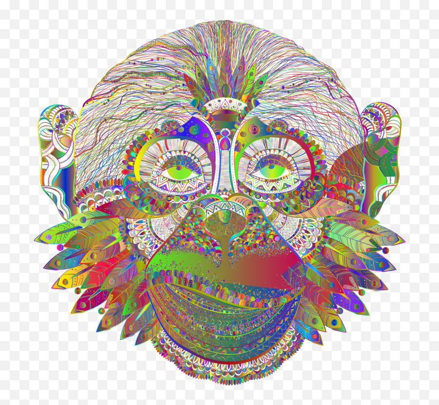 Psychedelic Art Mardi Gras Png Clipart - Trippy,Mardi Gras Png