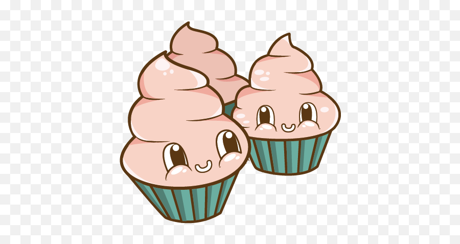 Cupcake Animado Png Transparent Images U2013 Free - Cute Cartoon Cup Cakes,Cupcakes Png