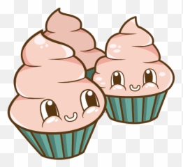 Cupcake Animado Png Transparent Images U2013 Free - Cute Cartoon Cup Cakes,Cupcakes Png