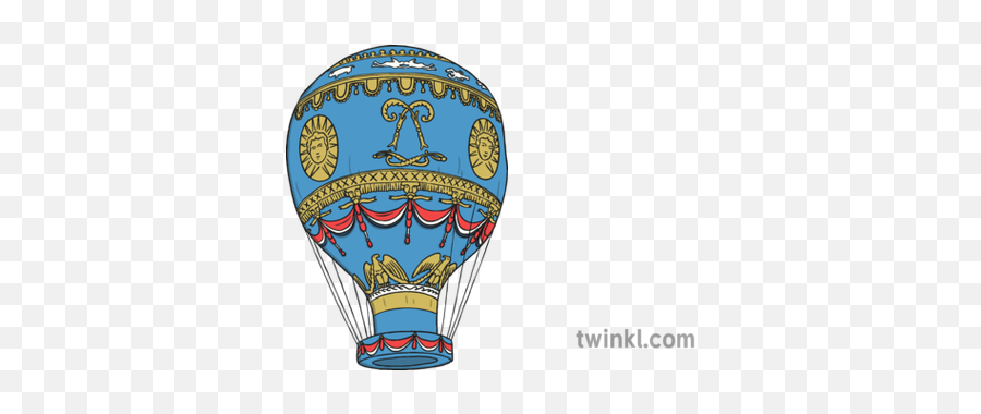 Montgolfier Balloon Illustration - Twinkl Hot Air Ballooning Png,Air Balloon Png