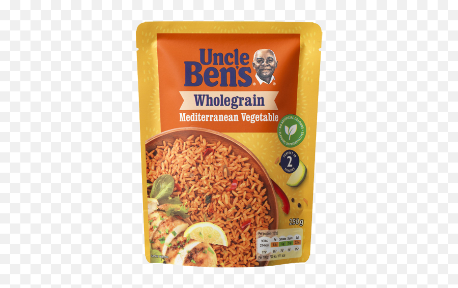 Uncle Benu0027s Wholegrain Mediterranean Vegetable Rice 250g - Uncle Microwave Rice Png,Rice Png