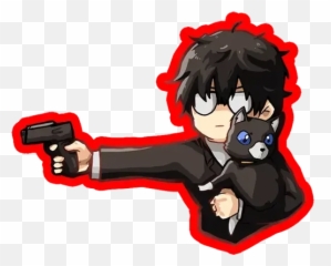 Persona5 Whatsapp Stickers - Cloud Joker png