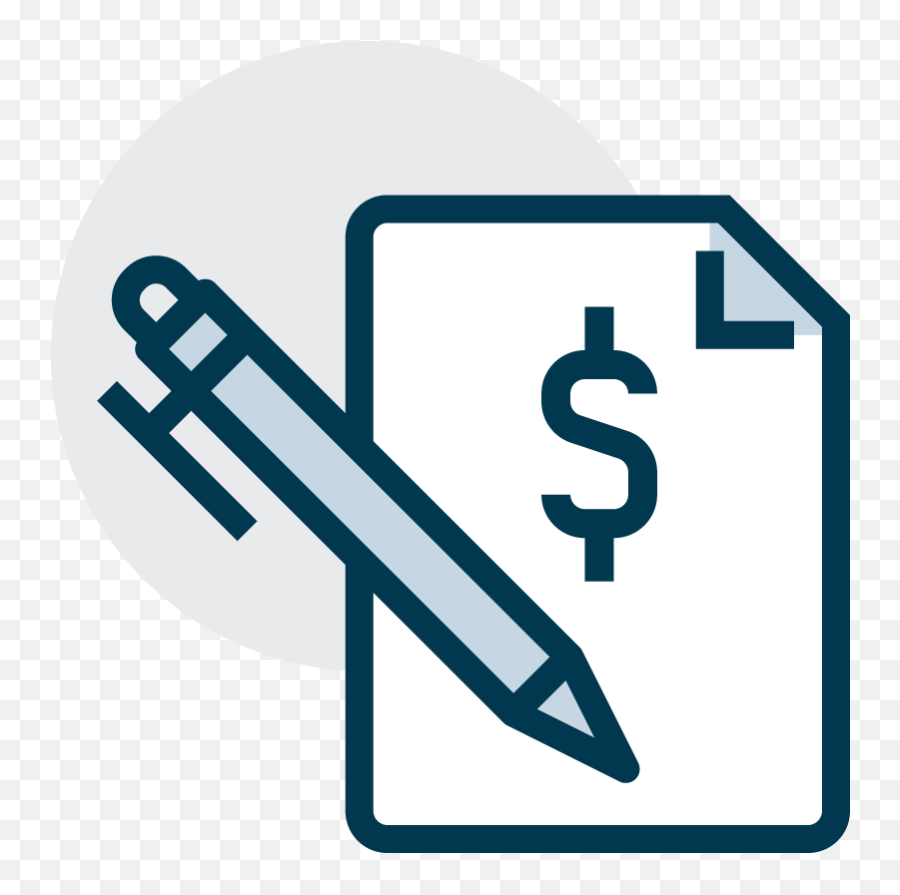 Tax - Technical Report Icon Clipart Full Size Clipart Document With Pen Icon Png,Report Icon Png