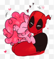 Rated Mlp Movie - Pony Discussion Forums Derpibooru Deadpool And Pinkie Pie png
