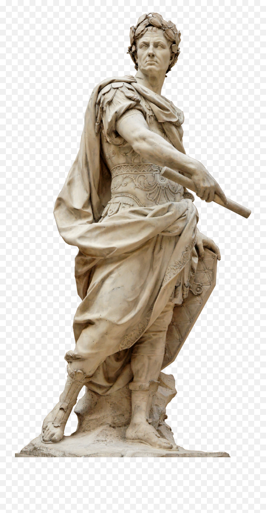 Roman Sculpture Statue - Julius Caesar Sculpture Louvre Png,Roman Bust Png