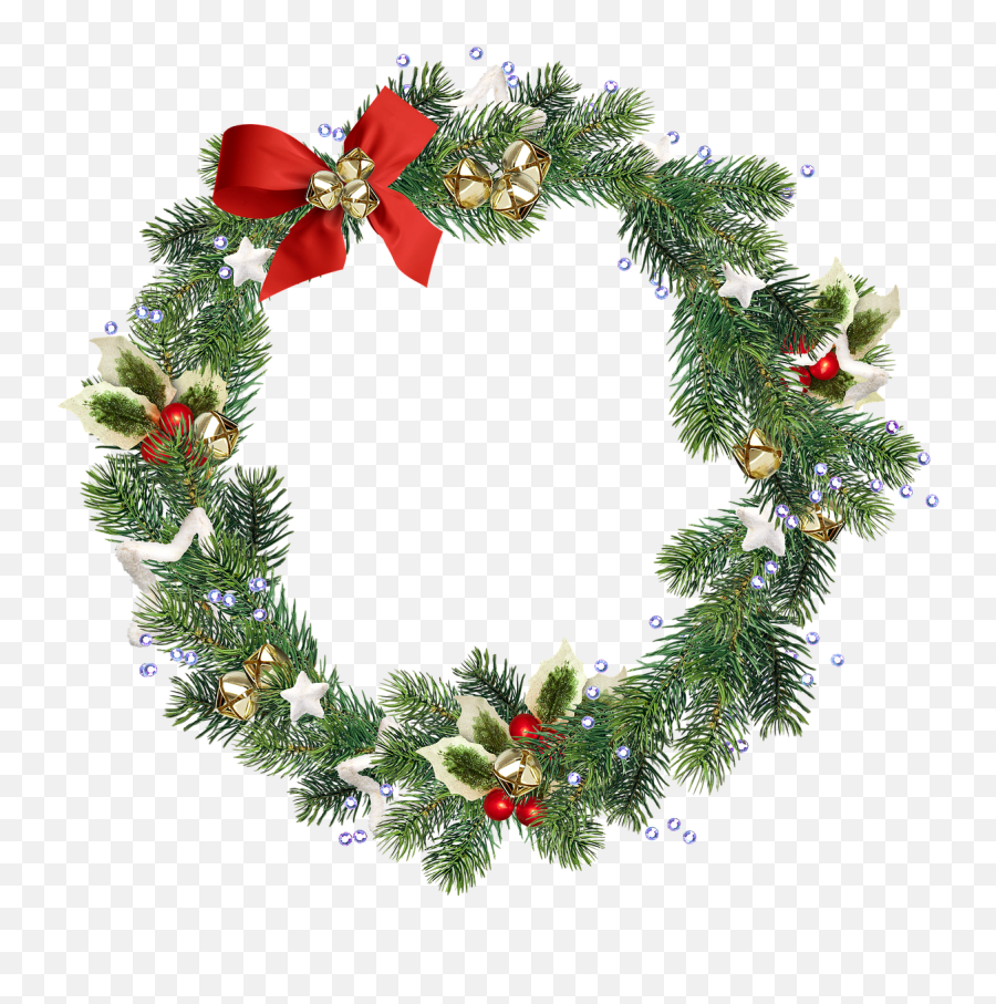 Download Free Photo Of Wreathchristmas - Christmas Wreath Graphic Png,Christmas Greenery Png