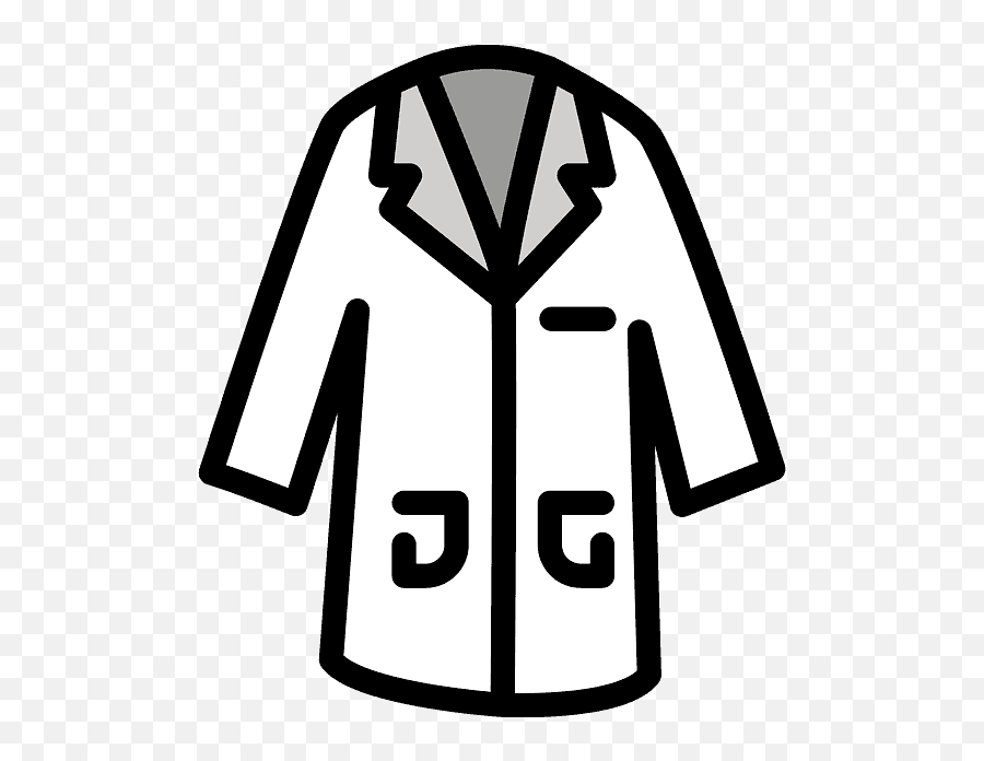 Lab Coat Emoji Clipart - For Men Png,Lab Coat Png