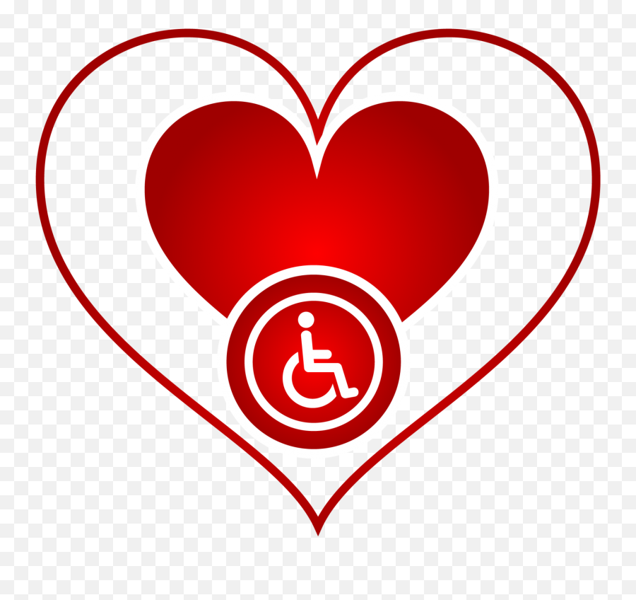 Canva U2013 Sign Emblem Logo Disabled Love Heart Icon - Randki Dla Osób Niepenosprawnych Png,Embarrassing Icon
