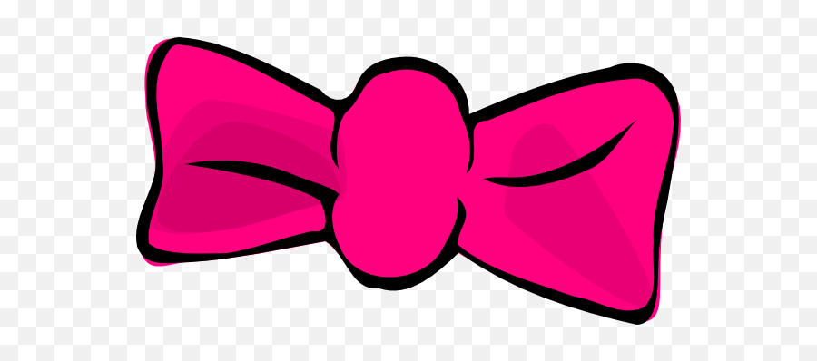 Hair Bow - Pink Hair Bow Clipart Png,Hair Bow Png