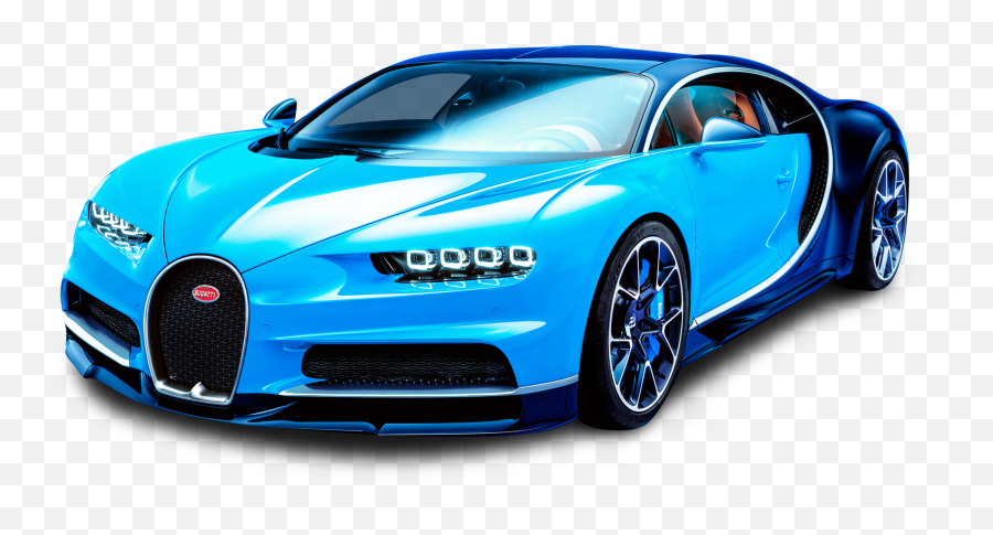 Bugatti Chiron Blue Car Png Image - Bugatti Png,Blue Car Png