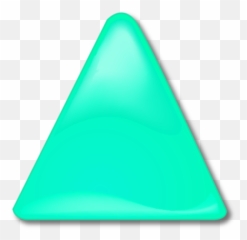 Triangular Clipart Teal Transparent Free - Blue Triangle 3d Png,Blue Triangle Png