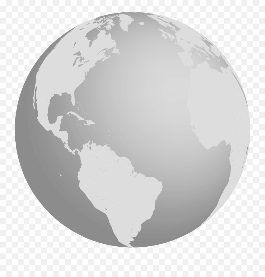 Earth Clipart Grey Transparent Free For Download - Grayscale Earth Png,Earth Clipart Png
