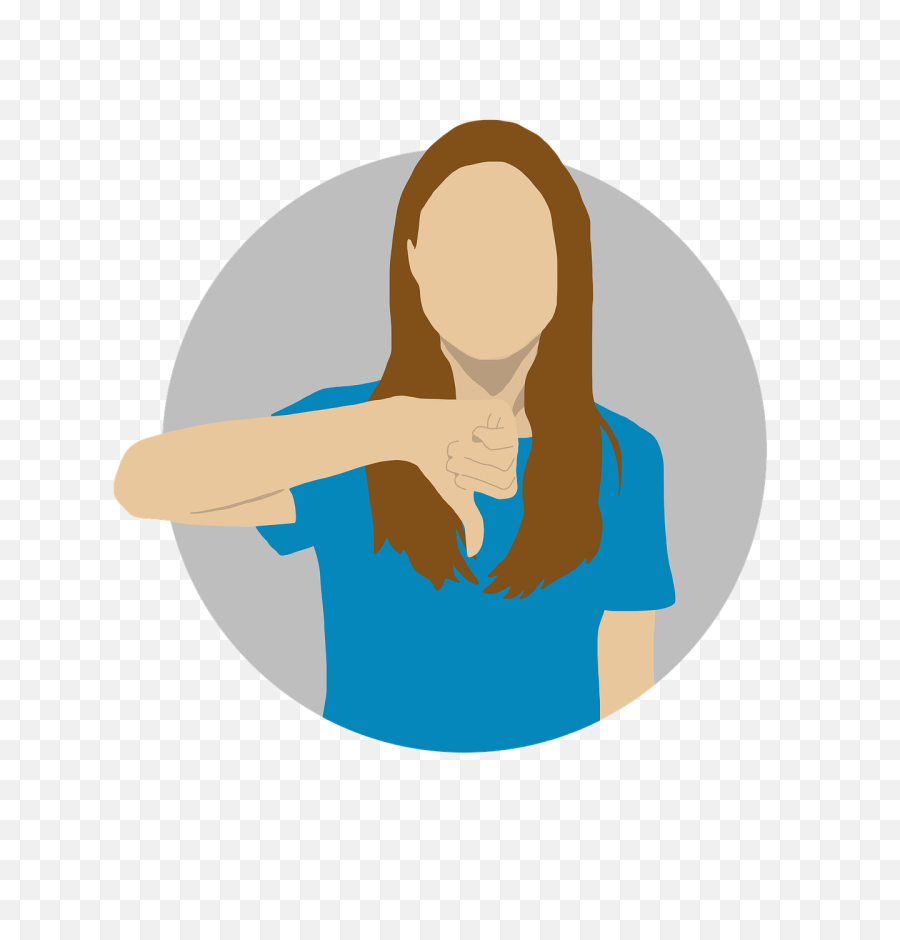 Thumbs Down Bad Dislike - Negative People Png Clipart,Thumbs Down Png