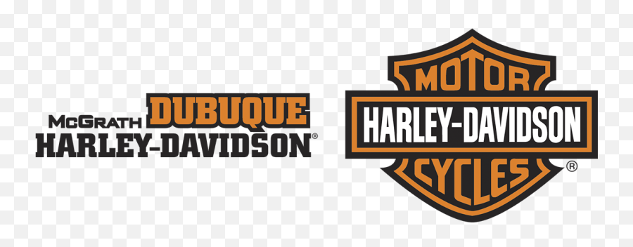 Download Hd Mcgrath Dubuque Harley - Davidson Logo Horizontal Harley Davidson Logo Horizontal Png,Images Of Harley Davidson Logo