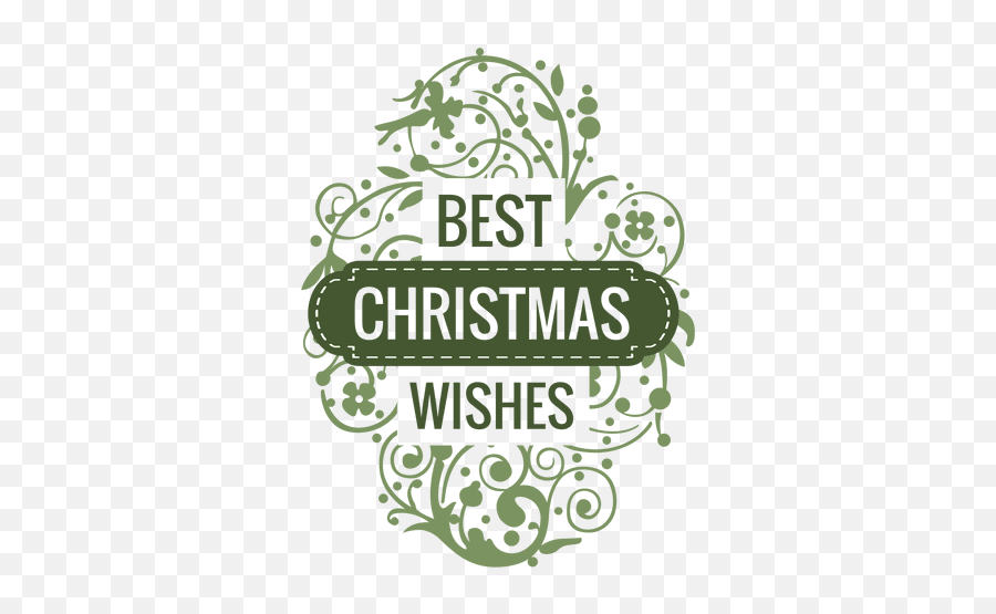 Best Wishes Christmas Badge With Ornaments - Transparent Png Christian Kjellvander I Saw Her,Hops Png
