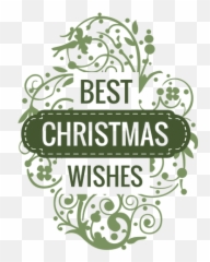 Best Wishes Christmas Badge With Ornaments - Transparent Png Christian Kjellvander I Saw Her,Hops Png