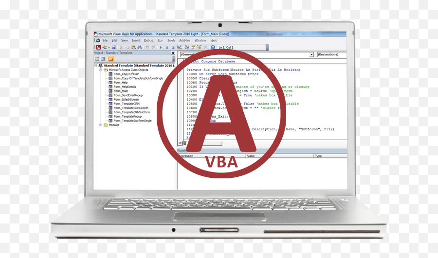 Microsoft Access Vba Training - Courses The Great Canadian Space Bar Png,Vba Icon