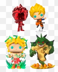 Dragon Ball Z Broly U0026 Porunga Funko Pop Vinyl Bundle Set - Funko Pop Dragon Ball Png,Dragon Ball Super Broly Png