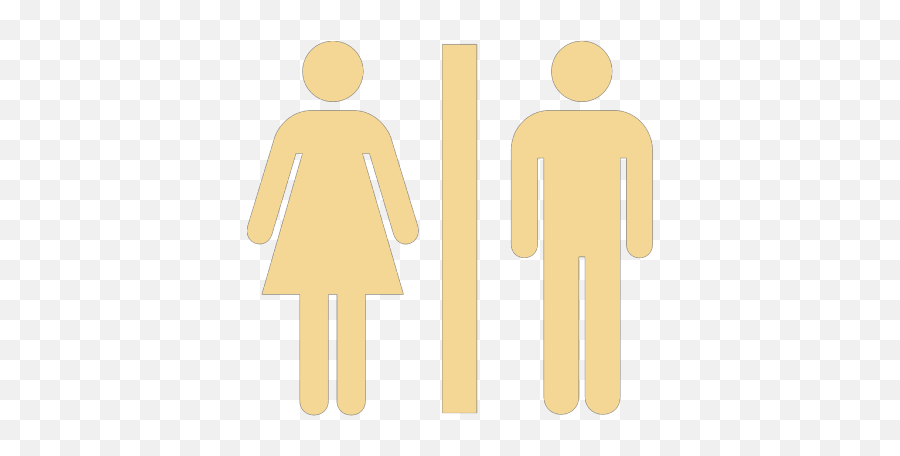 Men Women Bathroom Png Svg Clip Art For Web - Download Clip Women And Mens Bathroom Sign Yellow,Toilet Man Icon