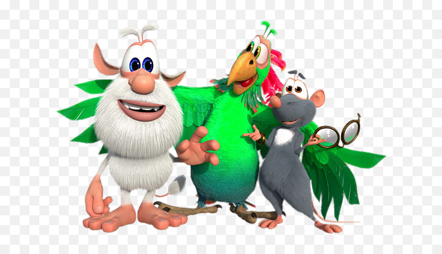 Booba Parrot And Mouse Png Image - Booba Parrot,Mouse Png