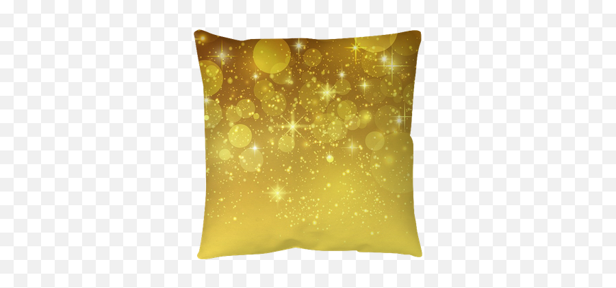 Golden Bokeh Vector Floor Pillow - Cushion Png,Gold Bokeh Png