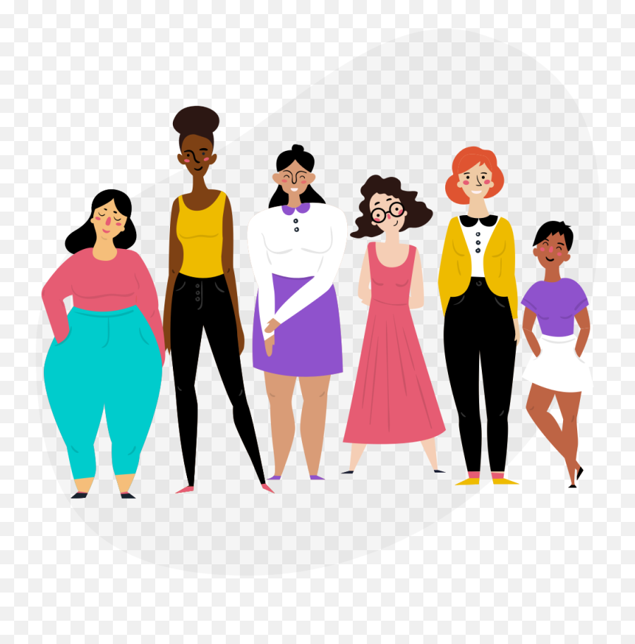 Community Discussions For Women - Group Of Women Cartoon Png,Woman Icon Vector