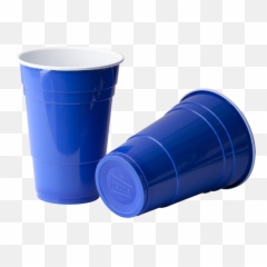 Retail Outlet Looking - Plastic Blue Cup Png