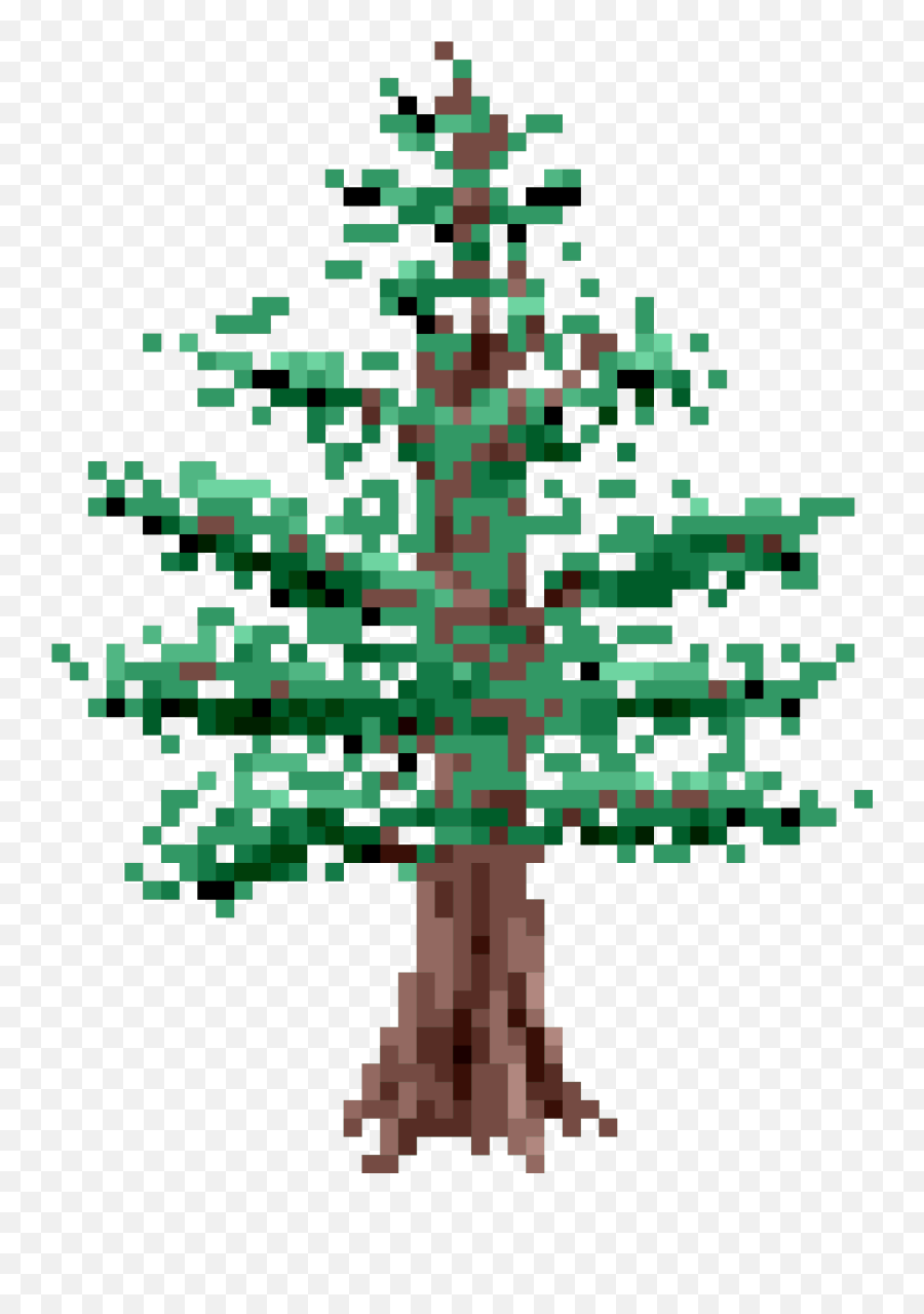 Pine Trees Png - 8 Bit Pine Tree 8 Bit Tree Sprite Pixel Art Pine Tree,Pine Tree Transparent Background