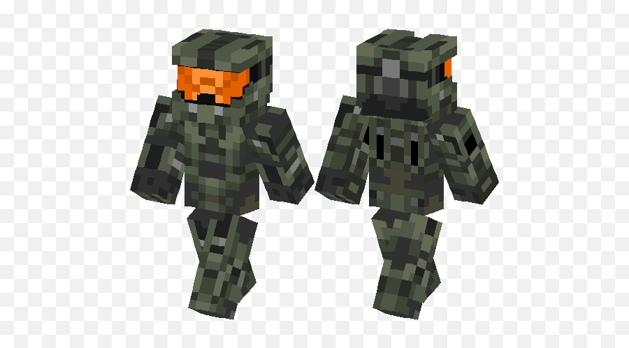 Master Chief Halo Skin Minecraft Pe Skins - Station Campsite Png,Halo Master Chief Png