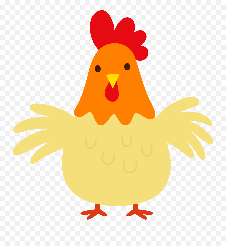 Chicken Kifaranga Clip Art Transprent - Chicken Farm Animals Clipart Png,Chicken Transparent