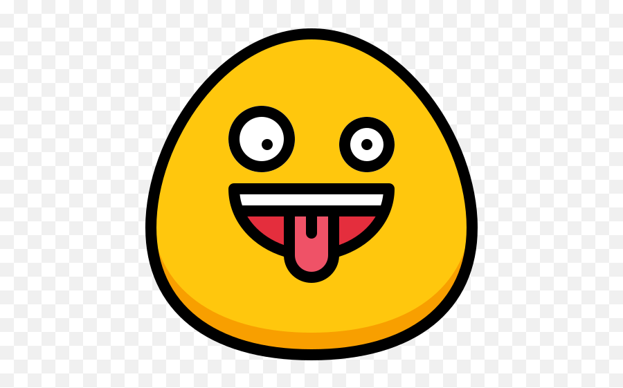Crazy - Free Smileys Icons Smiley Png,Crazy Face Png