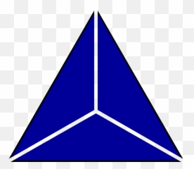 Navy Blue Triangle Icon - Free navy shape icons Blue Triangle Clipart png