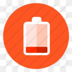 Png Low Battery - Circle