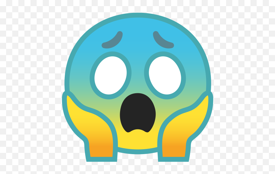 Noto Emoji Smileys Iconset - Fear Icon Png,Screaming Png