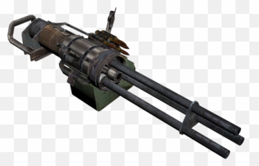 Metro 2033 Gatling Gun Png Image - Metro Last Light Minigun,Minigun Png