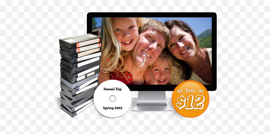 Vhs Tapes To Dvd Conversion Service Easy U0026 Affordable - Digital Photo Frame Png,Vhs Tape Png